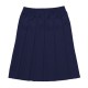 Box pleat skirt - navy